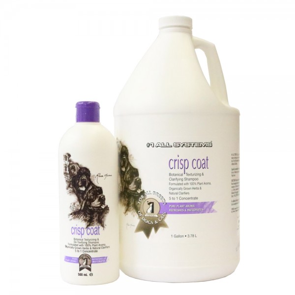 all systems crisp coat shampo shampoo sjampo hund Kun for hund